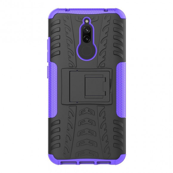 Чехол Hybrid Armor для Xiaomi Redmi 8 / Redmi 8A (черный + фиолетовый)