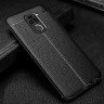 Чехол-накладка Litchi Grain для Xiaomi Redmi Note 9 (черный)