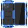 Чехол Hybrid Armor для Xiaomi Mi 11 Lite / Xiaomi Mi 11 Lite 5G (черный + голубой)
