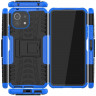 Чехол Hybrid Armor для Xiaomi Mi 11 Lite / Xiaomi Mi 11 Lite 5G (черный + голубой)