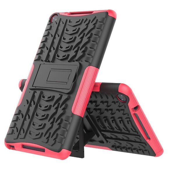 Чехол Hybrid Armor для Huawei MediaPad M5 Lite 8 / Honor Pad 5 8.0 (черный + розовый) Чехол Hybrid Armor для Huawei MediaPad M5 Lite 8 / Honor Pad 5 8.0 (черный + розовый)