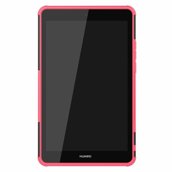 Чехол Hybrid Armor для Huawei MediaPad M5 Lite 8 / Honor Pad 5 8.0 (черный + розовый) Чехол Hybrid Armor для Huawei MediaPad M5 Lite 8 / Honor Pad 5 8.0 (черный + розовый)