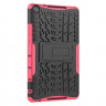 Чехол Hybrid Armor для Huawei MediaPad M5 Lite 8 / Honor Pad 5 8.0 (черный + розовый)