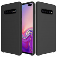 Силиконовый чехол Mobile Shell для Samsung Galaxy S10+ (Plus) (черный) Силиконовый чехол Mobile Shell для Samsung Galaxy S10+ (Plus) (черный)