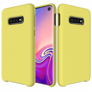 Силиконовый чехол Mobile Shell для Samsung Galaxy S10 (желтый) Силиконовый чехол Mobile Shell для Samsung Galaxy S10 (желтый)