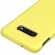 Силиконовый чехол Mobile Shell для Samsung Galaxy S10 (желтый)