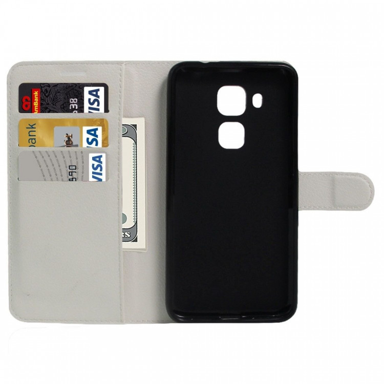 Чехол с визитницей для Huawei Nova Plus / Huawei G9 Plus (белый)