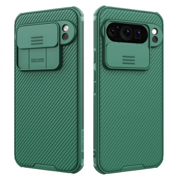 Чехол NILLKIN CamShield для Google Pixel 9 Pro (зеленый)
