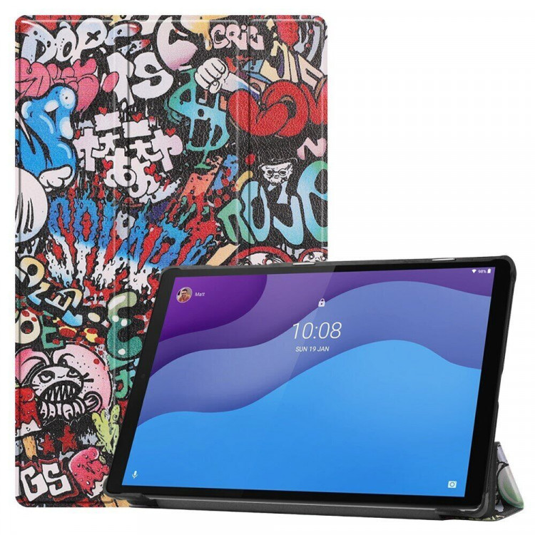 Чехол Smart Case для Lenovo Tab M10 HD, Tab M10 HD Gen 2, TB-X306 (Graffiti)