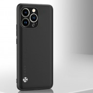 Чехол из искусственной кожи для iPhone 14 Pro (черный) Чехол из искусственной кожи для iPhone 14 Pro (черный)