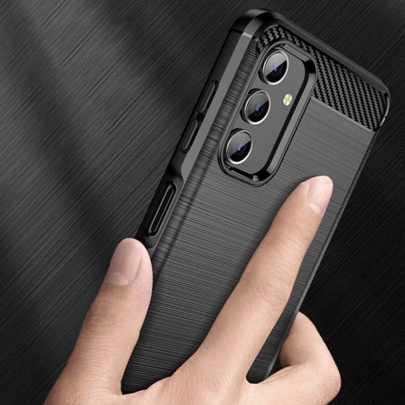 Чехол-накладка Carbon Fibre для Samsung Galaxy A13 4G (черный) Чехол-накладка Carbon Fibre для Samsung Galaxy A13 4G (черный)