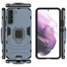 Чехол Armor Ring Holder для Samsung Galaxy S22+ (Plus) (темно-синий)