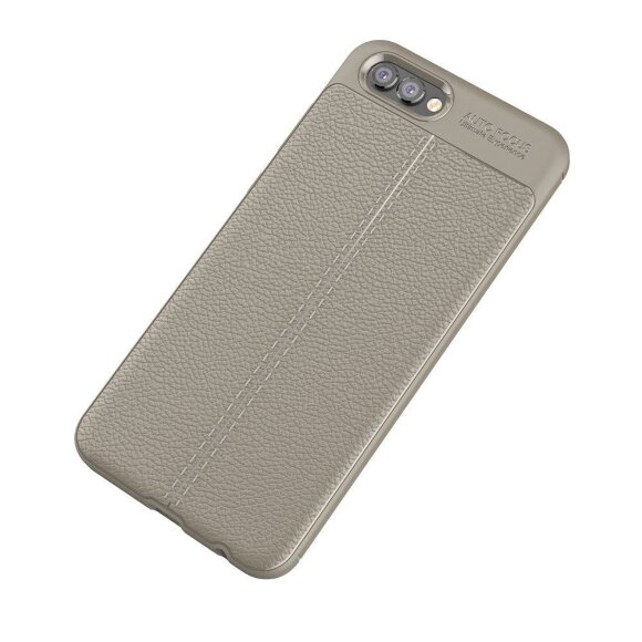 Чехол-накладка Litchi Grain для Huawei Honor V10 / Honor View 10 (серый) Чехол-накладка Litchi Grain для Huawei Honor V10 / Honor View 10 (серый)