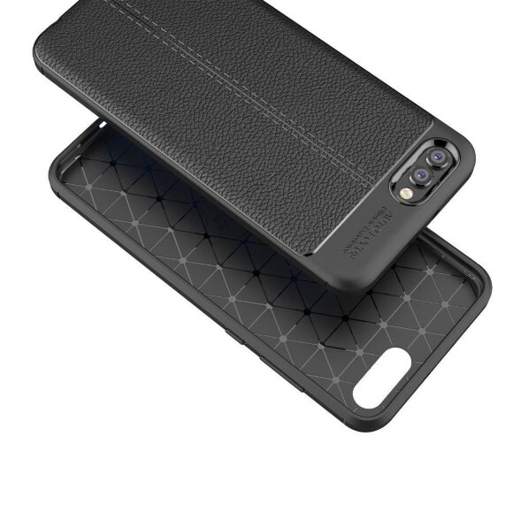 Чехол-накладка Litchi Grain для Huawei Honor V10 / Honor View 10 (серый) Чехол-накладка Litchi Grain для Huawei Honor V10 / Honor View 10 (серый)