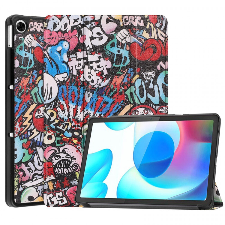 Чехол Smart Case для Realme Pad 10.4 (Graffiti)