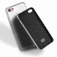 Чехол Artistic Carbon для iPhone 7 / iPhone 8 (серебряный) Чехол Artistic Carbon для iPhone 7 / iPhone 8 (серебряный)
