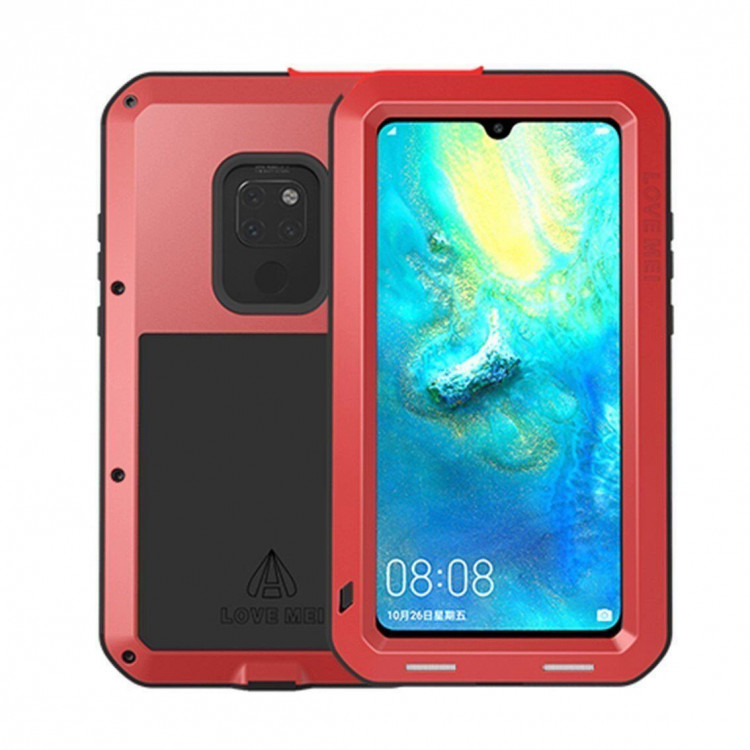 Гибридный чехол LOVE MEI для Huawei Mate 20 (красный)