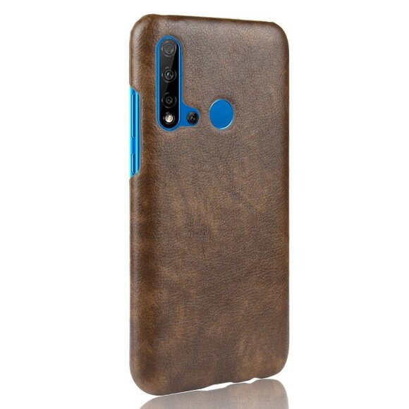 Кожаная накладка-чехол для Huawei P20 lite (2019) / Huawei nova 5i (коричневый) Кожаная накладка-чехол для Huawei P20 lite (2019) / Huawei nova 5i (коричневый)