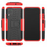 Чехол Hybrid Armor для Huawei P40 lite (черный + красный)