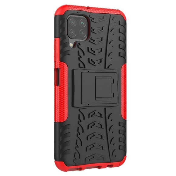 Чехол Hybrid Armor для Huawei P40 lite (черный + красный) Чехол Hybrid Armor для Huawei P40 lite (черный + красный)