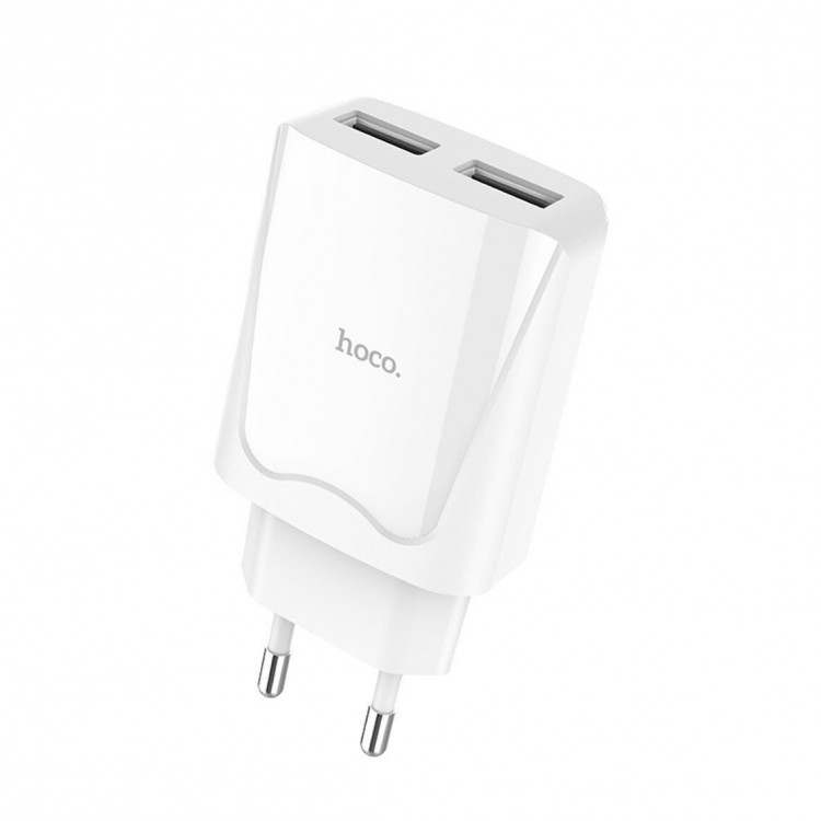 Зарядное устройство HOCO C52A Authority power dual port (белый)
