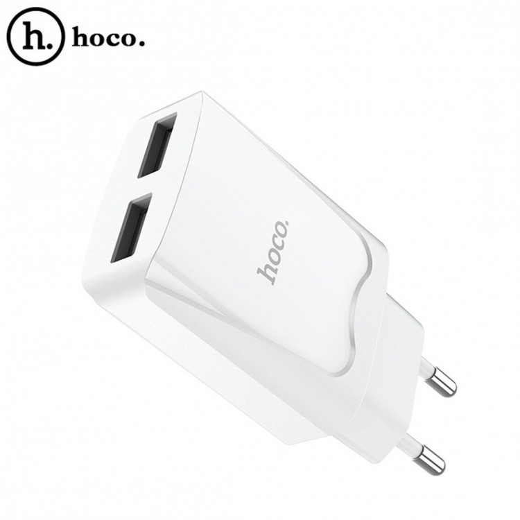 Зарядное устройство HOCO C52A Authority power dual port (белый)