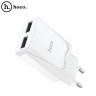 Зарядное устройство HOCO C52A Authority power dual port (белый)