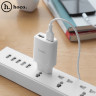 Зарядное устройство HOCO C52A Authority power dual port (белый)