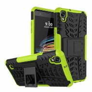 Чехол Hybrid Armor для LG X Style K200DS (черный + зеленый) Чехол Hybrid Armor для LG X Style K200DS (черный + зеленый)
