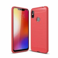 Чехол-накладка Carbon Fibre для Motorola One Power (P30 Note) (красный) Чехол-накладка Carbon Fibre для Motorola One Power (P30 Note) (красный)