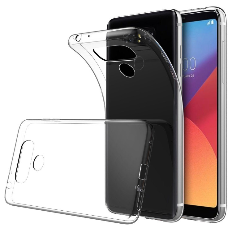 Силиконовый TPU чехол для LG G6 (прозрачный)