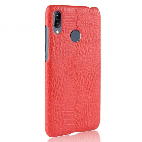 Чехол Crocodile Texture для Asus Zenfone Max (M2) ZB633KL (красный)