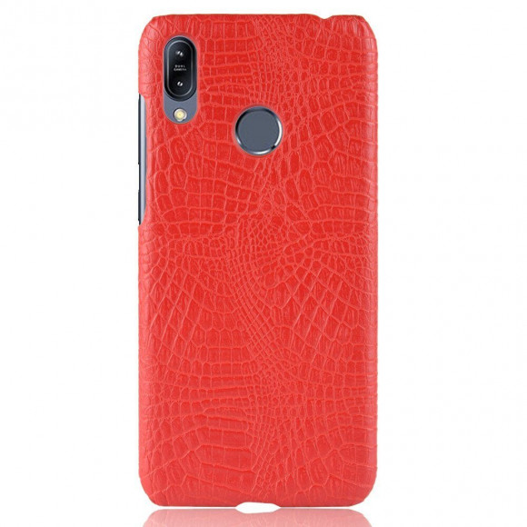 Чехол Crocodile Texture для Asus Zenfone Max (M2) ZB633KL (красный)