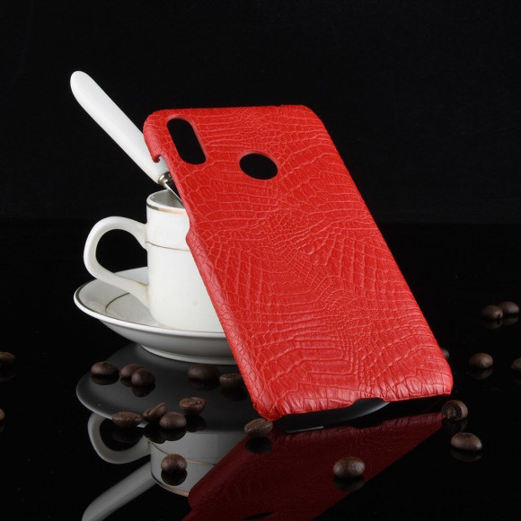 Чехол Crocodile Texture для Asus Zenfone Max (M2) ZB633KL (красный)