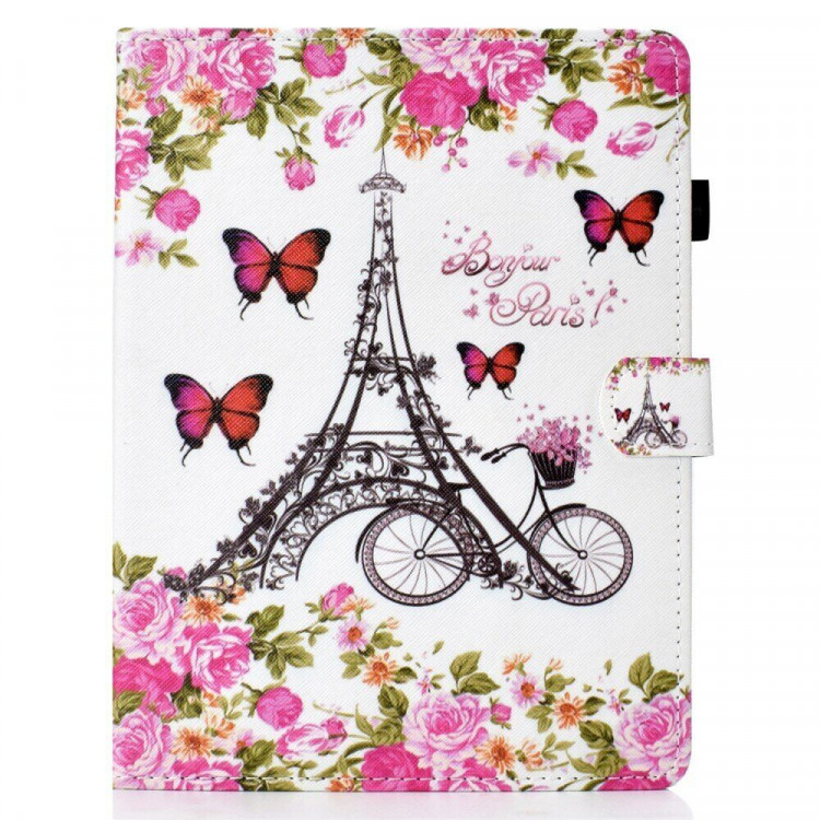 Универсальный чехол Coloured Drawing для планшета 8 дюймов (Eiffel Tower)