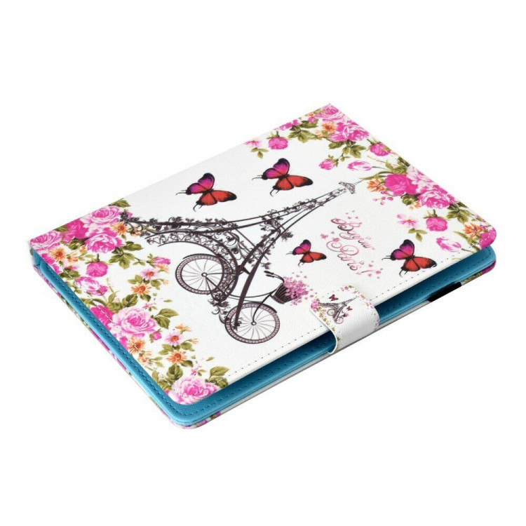 Универсальный чехол Coloured Drawing для планшета 8 дюймов (Eiffel Tower)