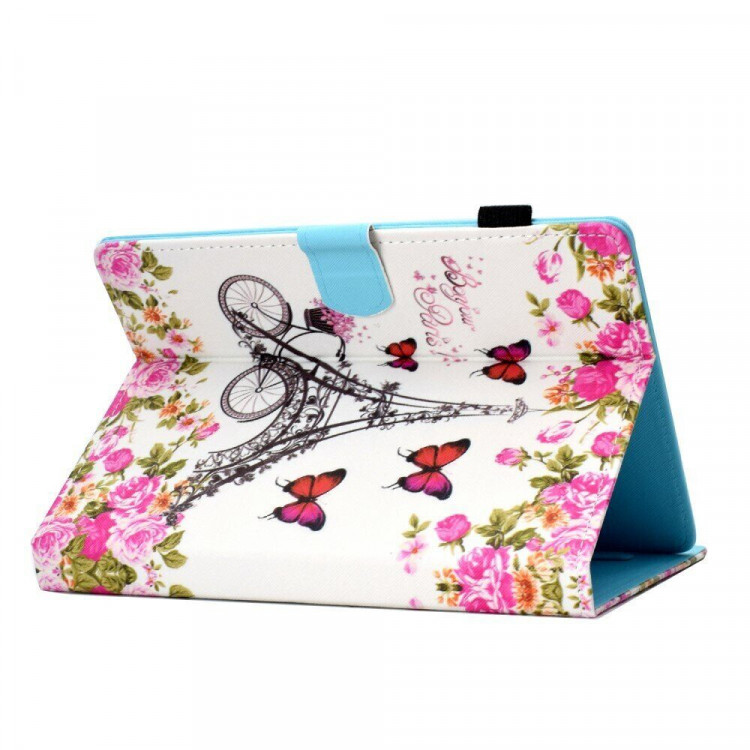 Универсальный чехол Coloured Drawing для планшета 8 дюймов (Eiffel Tower)