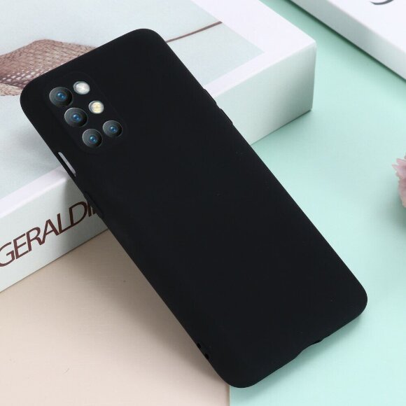 Силиконовый чехол Mobile Shell для OnePlus 9R (черный)