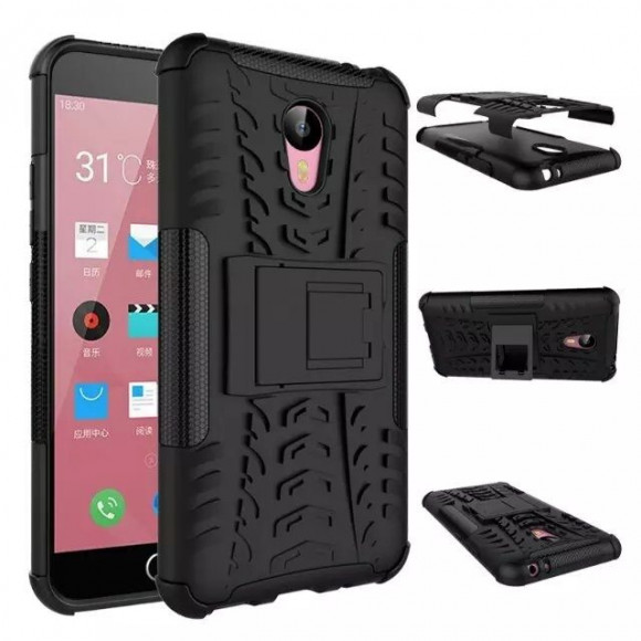 Чехол Hybrid Armor для Meizu M2 Note (черный)