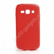 Мягкий пластиковый чехол для Samsung Galaxy Ace 3 / S7272 / S7275 (красный)