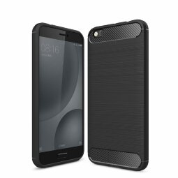 Чехол-накладка Carbon Fibre для Xiaomi Mi5C (черный)