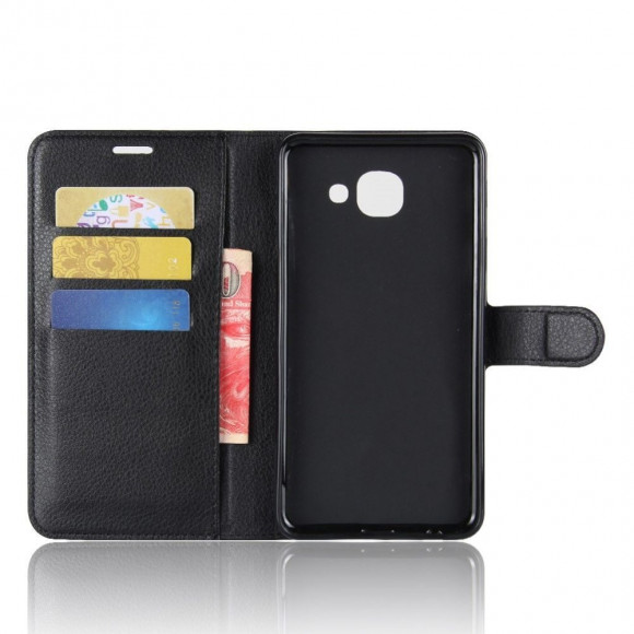 Чехол с визитницей для Samsung Galaxy J7 Max (черный) Чехол с визитницей для Samsung Galaxy J7 Max (черный)