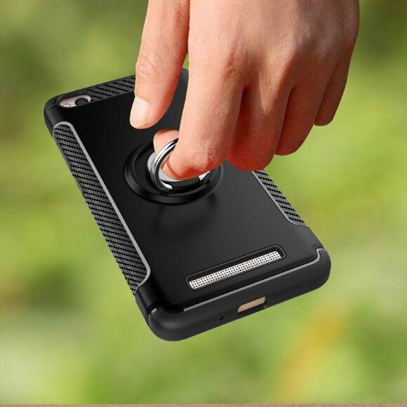 Чехол Hybrid Kickstand для Xiaomi Redmi 4A (темно-серый) Чехол Hybrid Kickstand для Xiaomi Redmi 4A (темно-серый)