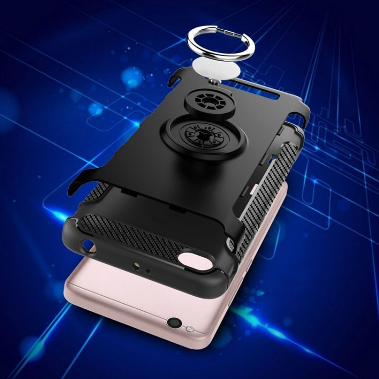 Чехол Hybrid Kickstand для Xiaomi Redmi 4A (темно-серый)