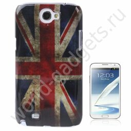 Пластиковый чехол Retro Flag United Kingdom для Samsung Galaxy Note 2 / N7100