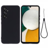Силиконовый чехол Mobile Shell для Samsung Galaxy A34 (черный)