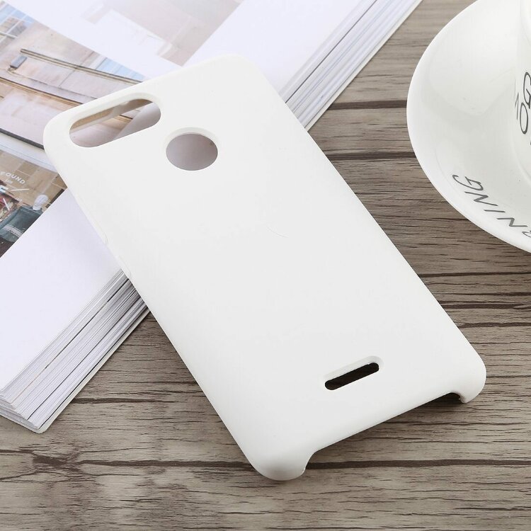 Силиконовый чехол Mobile Shell для Xiaomi Redmi 6 (белый)