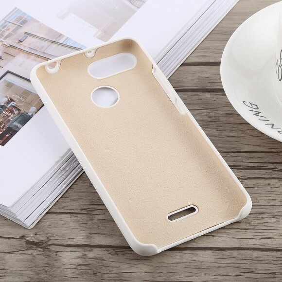Силиконовый чехол Mobile Shell для Xiaomi Redmi 6 (белый)