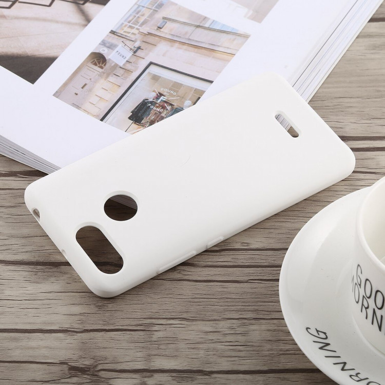 Силиконовый чехол Mobile Shell для Xiaomi Redmi 6 (белый)