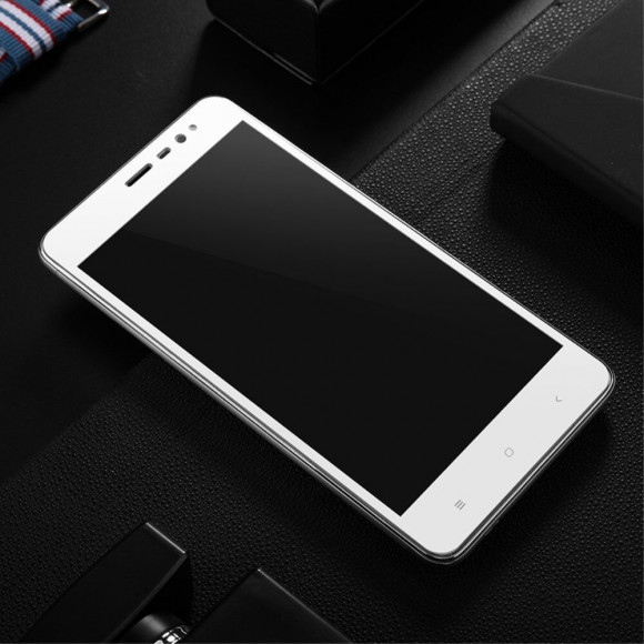 Защитное стекло 3D для Xiaomi Redmi Note 3 Pro Special Edition (белый)